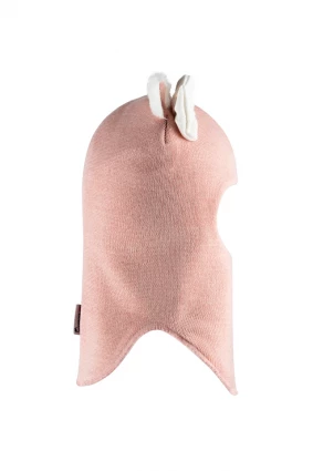 Зимова шапочка-шолом Corona.hm "Кицюня" пудра