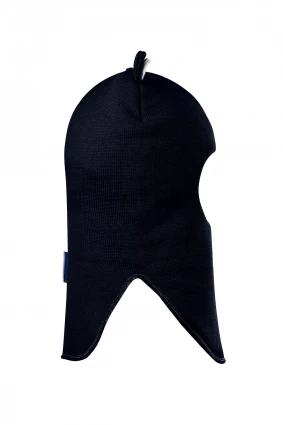 Зимняя шапочка-шлем Corona.hm "Мишутка" синий бархат