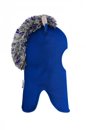 Зимняя шапочка шлем Corona.hm *Жирафчик* электрик