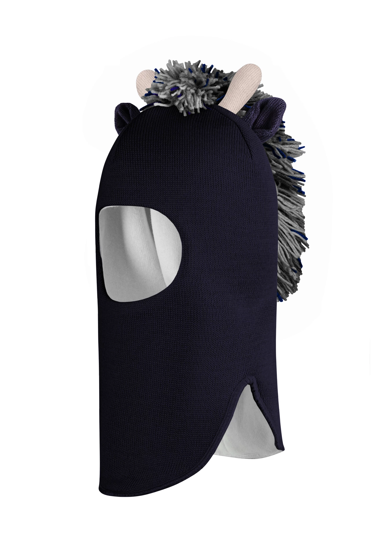 Зимняя шапочка шлем Corona.hm *Жирафчик* синий