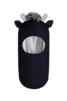 Зимняя шапочка шлем Corona.hm *Жирафчик* синий