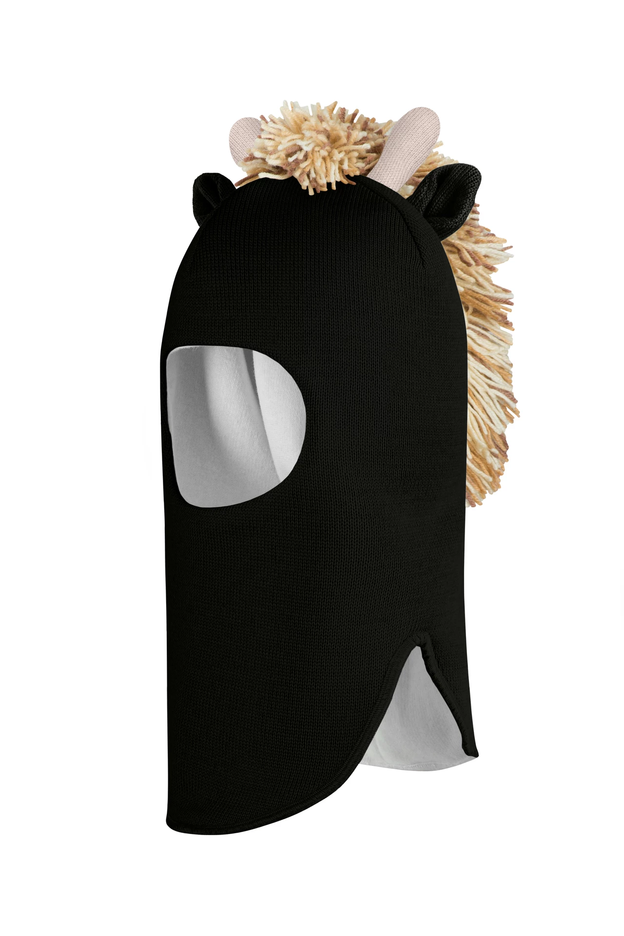 Зимняя шапочка шлем Corona.hm *Жирафчик* черный