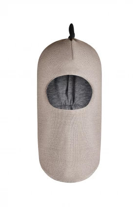 Зимняя шапочка шлем Corona.hm "Мисс Дино" латте