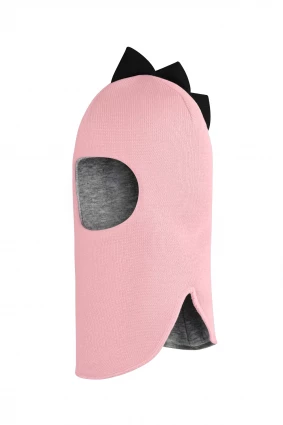 Зимняя шапочка шлем Corona.hm "Мисс Дино"  розовый