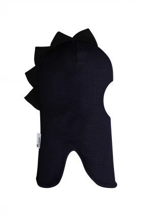 Зимняя шапочка шлем Corona.hm "Мисс Дино"  синий