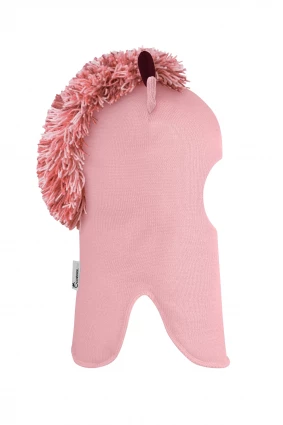 Зимова шапочка-шолом Corona.hm *Жирафчик* рожевий