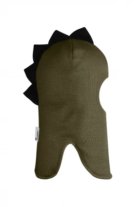 Зимняя шапочка шлем Corona.hm "Дино" хаки