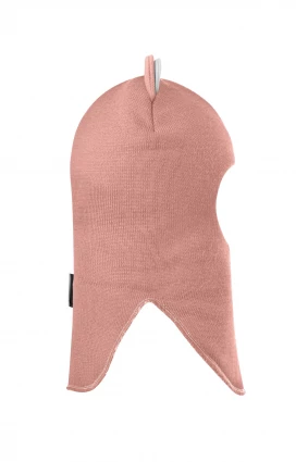 Зимняя шапочка шлем Corona.hm "Мисс Львица" пудра