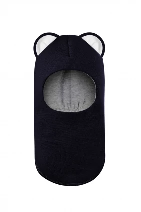 Зимняя шапочка шлем Corona.hm "Мисс Львица" синий