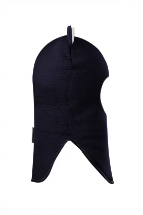 Зимняя шапочка шлем Corona.hm "Мисс Львица" синий