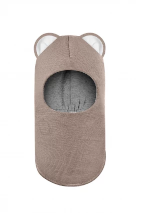 Зимова шапочка-шолом Corona.hm "Лев" капучіно