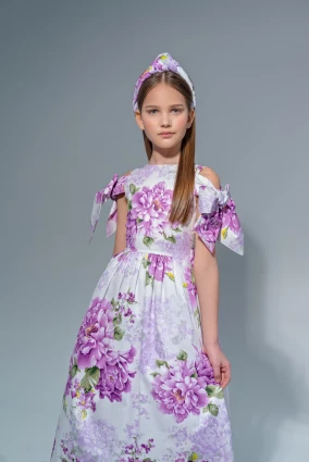 Сукня для дівчинки Corona.hm “Шарм”, півонія фіолетова