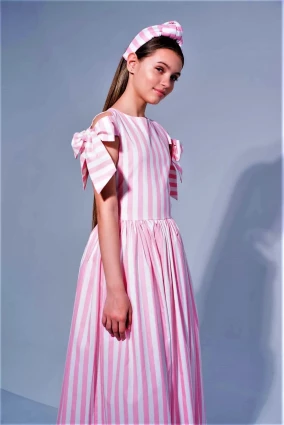 Сукня для дівчинки Corona.hm “Шарм”, рожева смужка