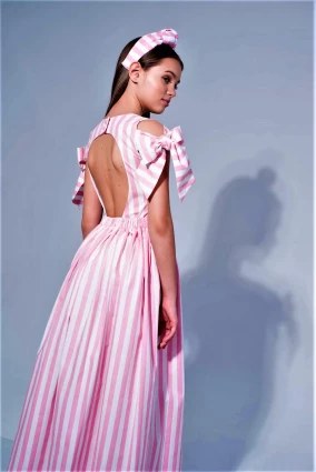 Сукня для дівчинки Corona.hm “Шарм”, рожева смужка