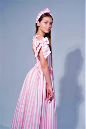 Сукня для дівчинки Corona.hm “Шарм”, рожева смужка