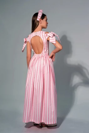 Сукня для дівчинки Corona.hm “Шарм”, рожева смужка