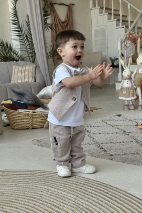 Костюм для хлопчика 'Бостон ' Латте