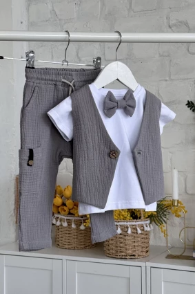 Костюм для хлопчика 'Бостон ' Сірий