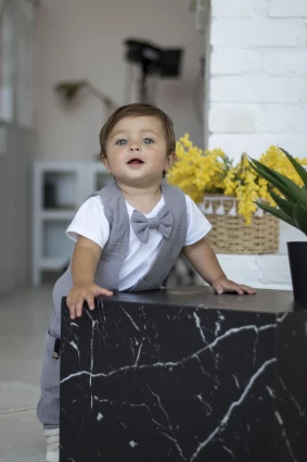 Костюм для хлопчика 'Бостон ' Сірий