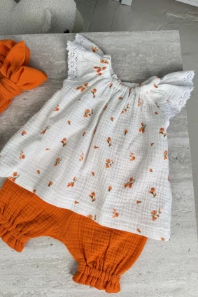 Комплект из муслина * Оранж*