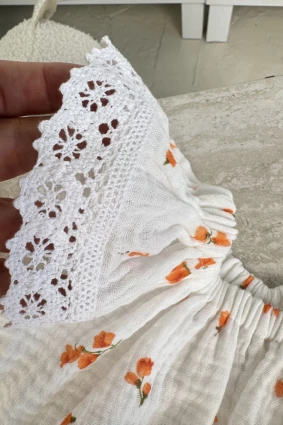 Комплект из муслина * Оранж*