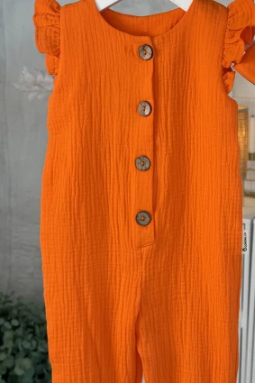 Комбинезон из муслина *Оранж* + повязка