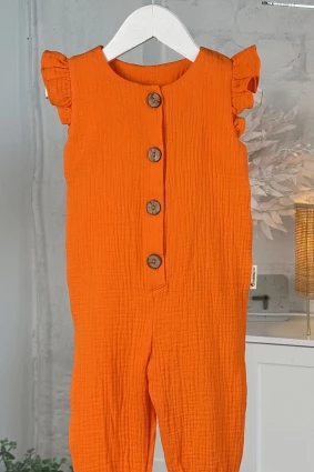 Комбинезон из муслина *Оранж* + повязка