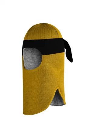 Зимова шапочка-шолом Corona.hm "Ніндзя" медовий