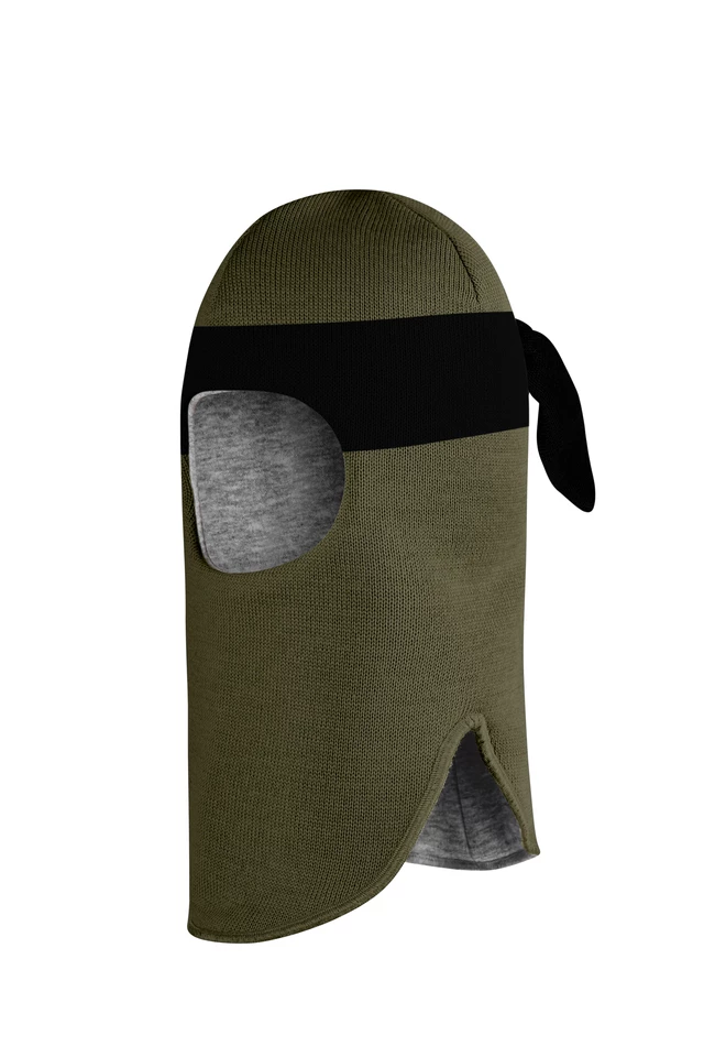 Зимова шапочка-шолом Corona.hm "Ніндзя" хакі