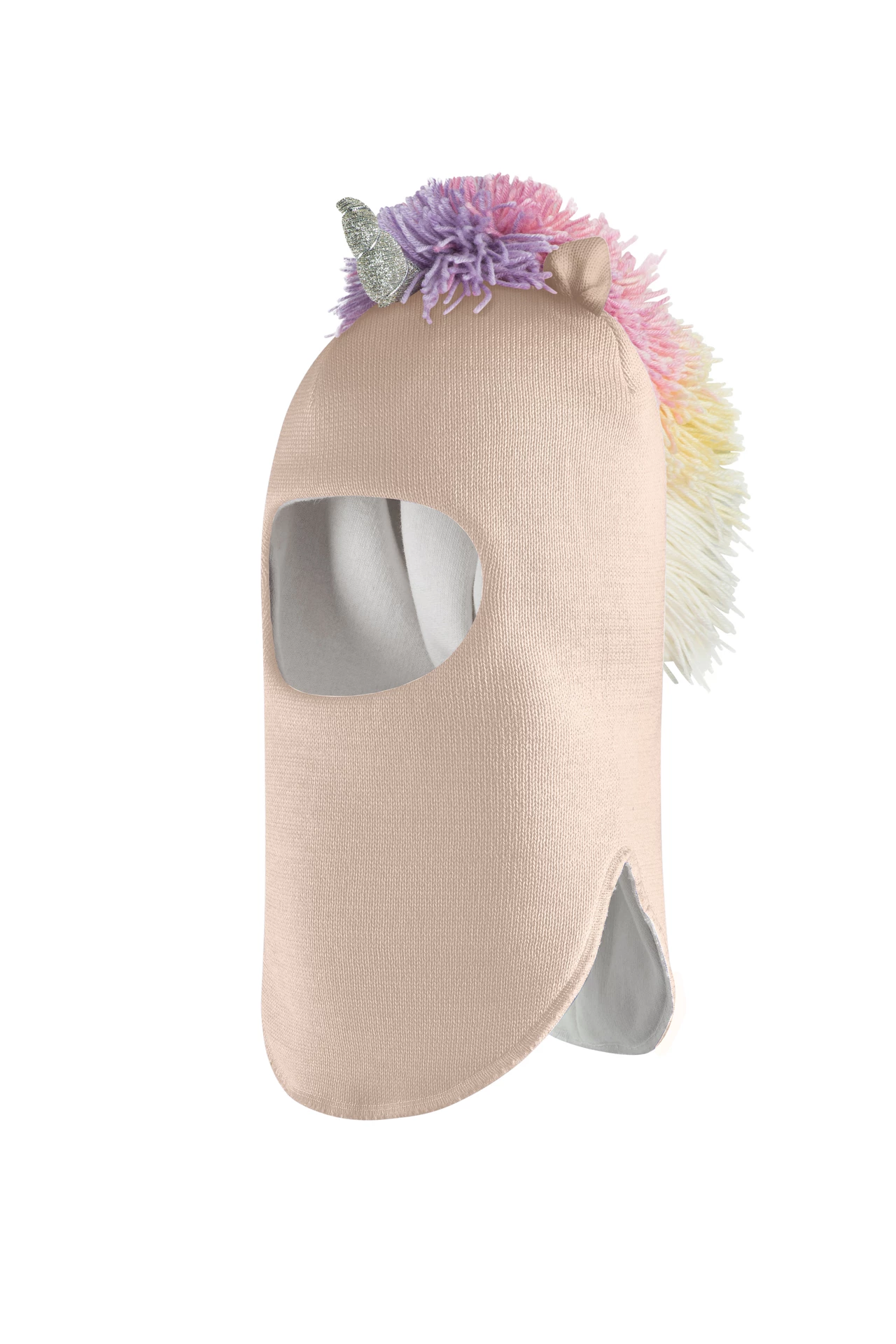 Зимова шапочка-шолом Corona.hm "Єдиноріжка" беж золотий