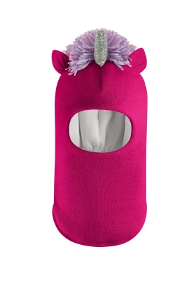 Зимова шапочка-шолом Corona.hm "Єдиноріжка" малина