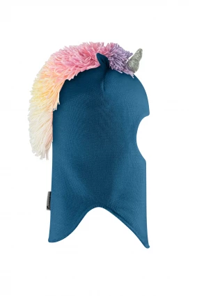 Зимова шапочка-шолом Corona.hm "Єдиноріжка" морська хвиля