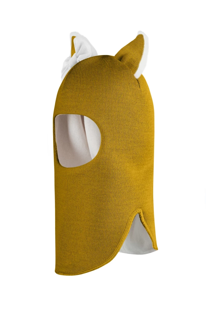 Зимова шапочка-шолом Corona.hm "Лисичка" медовий