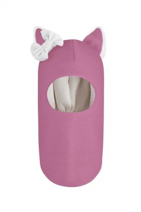 Зимова шапочка-шолом Corona.hm "Лисичка" пильно-рожевий