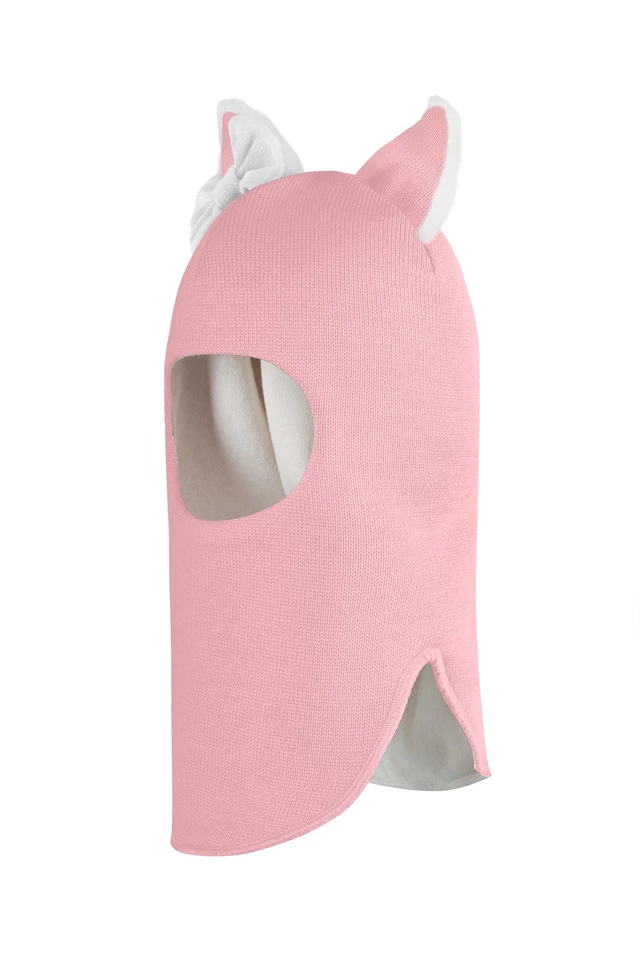 Зимова шапочка-шолом Corona.hm "Лисичка" рожевий