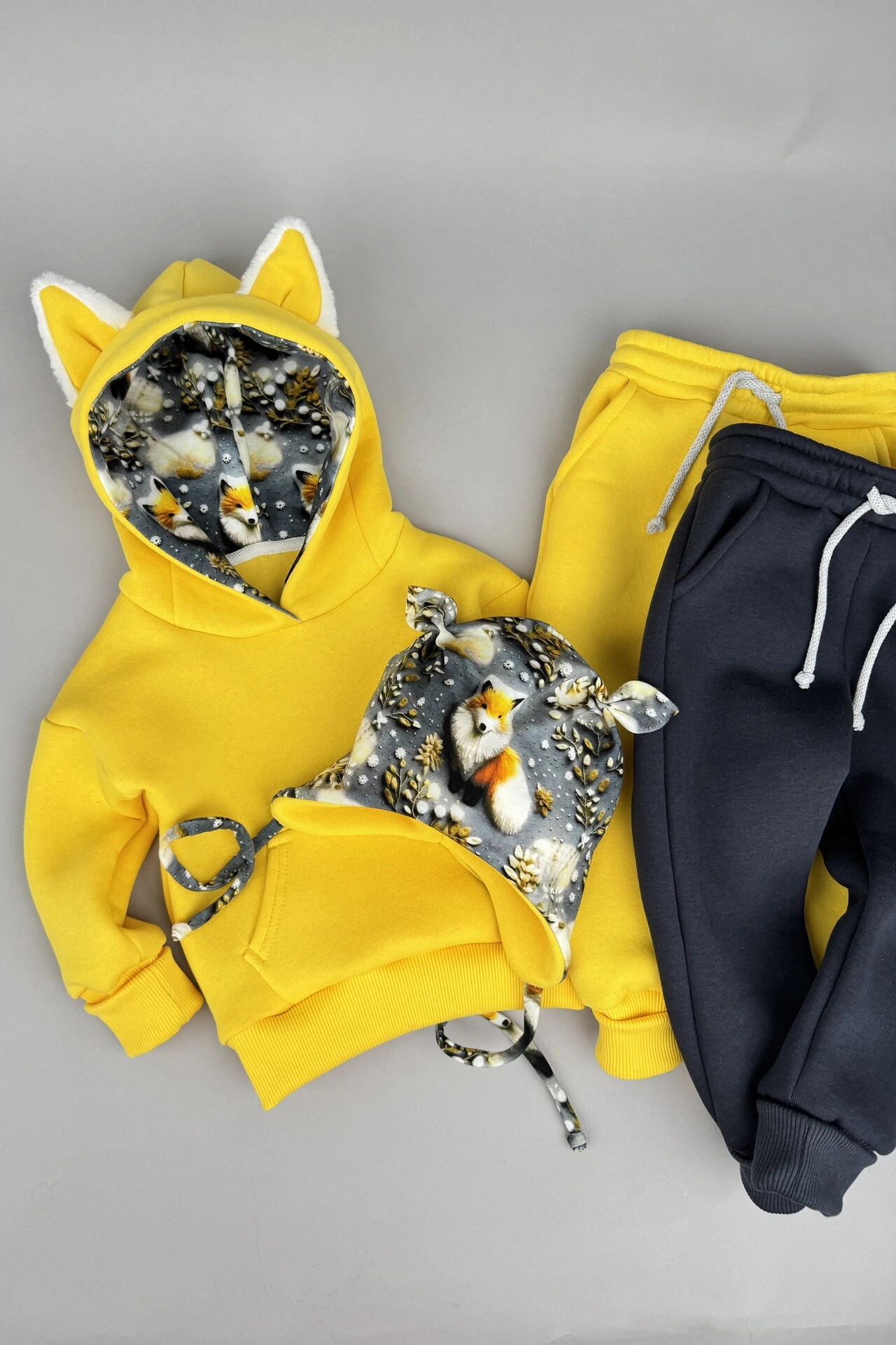 Костюм Corona.hm *Лисичка* жовтий з додатковими штанами та шапочкою (шапочка на вибір)