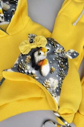 Костюм Corona.hm *Лисичка* жовтий з додатковими штанами та шапочкою (шапочка на вибір)