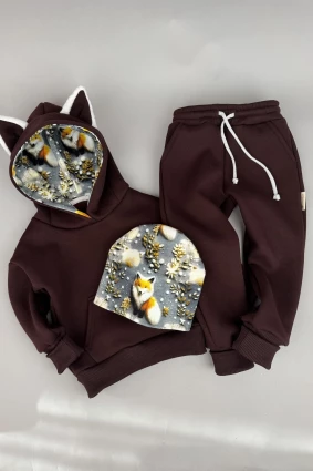 Костюм Corona.hm *Лисичка* шоколад з шапочкою (шапочка на вибір)