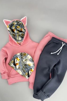 Костюм Corona.hm *Лисичка* рожева з додатковими штанами та шапочкою (шапочка на вибір)