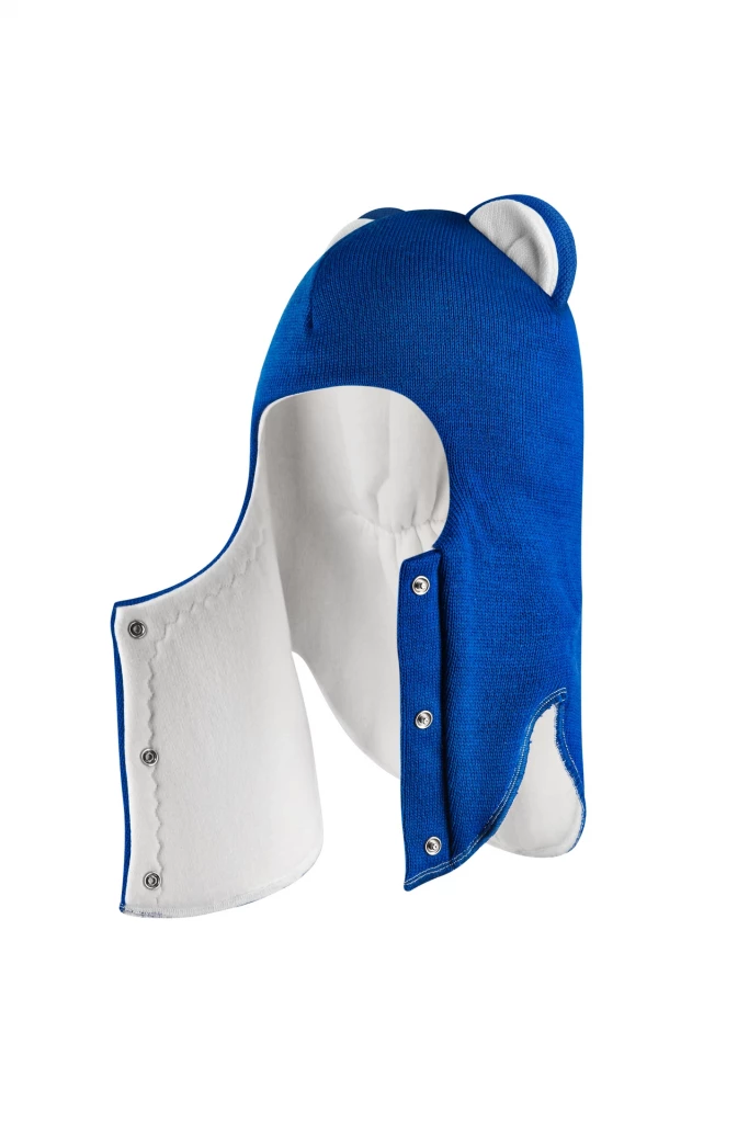 Зимова шапочка-шолом Corona.hm “Лев” із кнопками  електрик