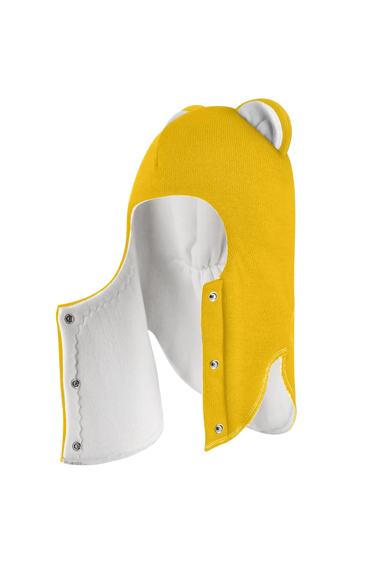 Зимова шапочка-шолом Corona.hm “Лев” із кнопками  сонце