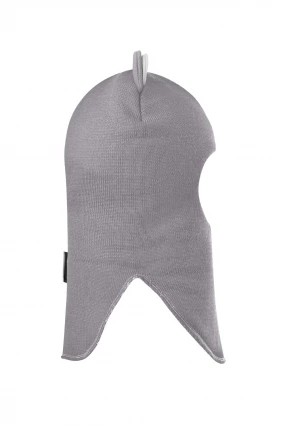 Зимова шапочка-шолом Corona.hm "Міс Левиця"  із кнопками  димка