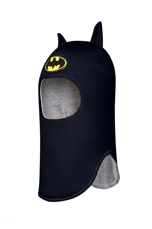 Зимова шапочка-шолом Corona.hm "Бетмен" синій оксамит