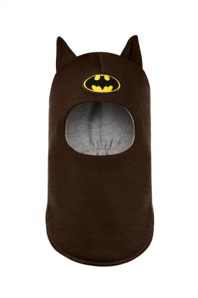 Зимова шапочка-шолом Corona.hm "Бетмен" шоколад