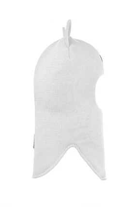 Зимняя шапочка шлем Corona.hm "Бэтмен" молоко