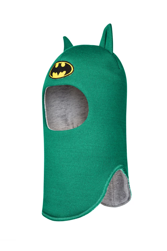 Зимова шапочка-шолом Corona.hm "Бетмен" смарагд