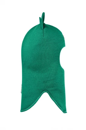 Зимняя шапочка шлем Corona.hm "Бэтмен" изумруд