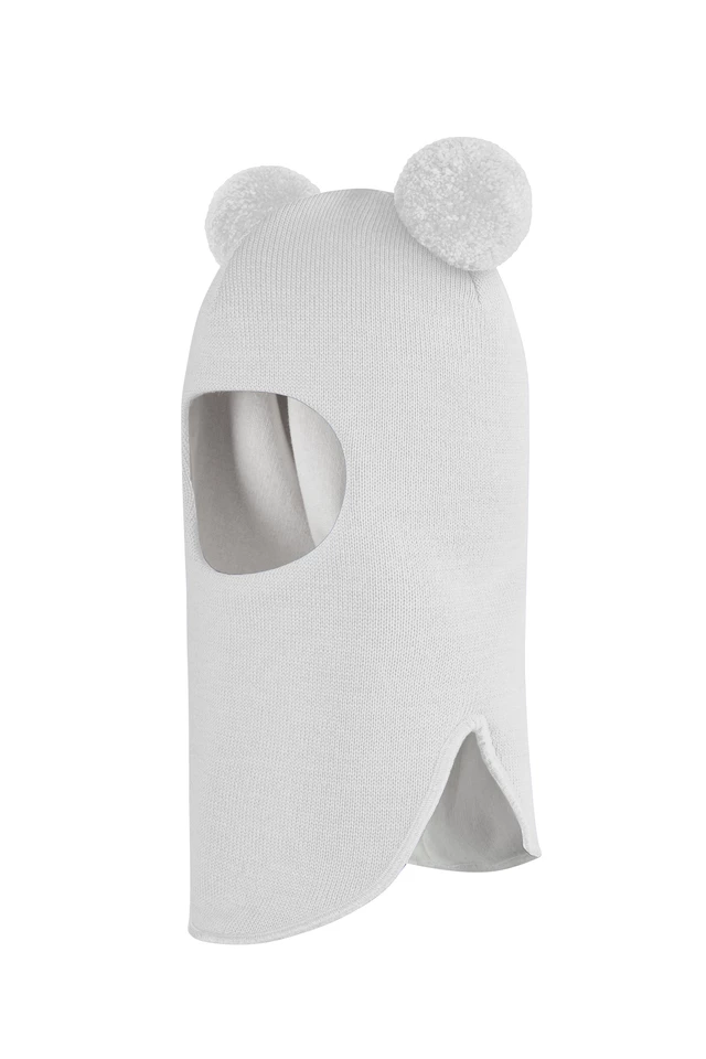 Зимняя шапочка шлем Corona.hm "Пандочка" молоко