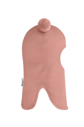 Зимова шапочка-шолом Corona.hm "Пандочка" пудра
