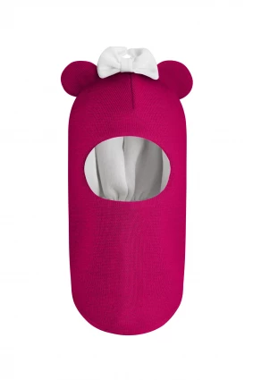 Зимова шапочка-шолом Corona.hm "Міс Мінні" малина